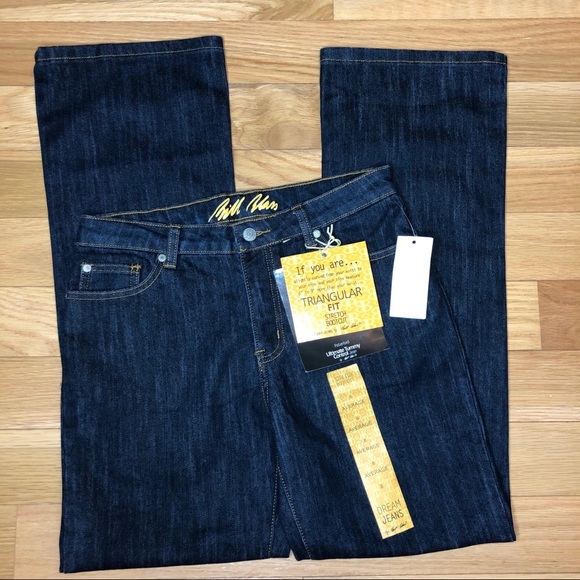 bill blass Denim - Bill Blass Womens Blue Jeans Size 8 Triangular Fit